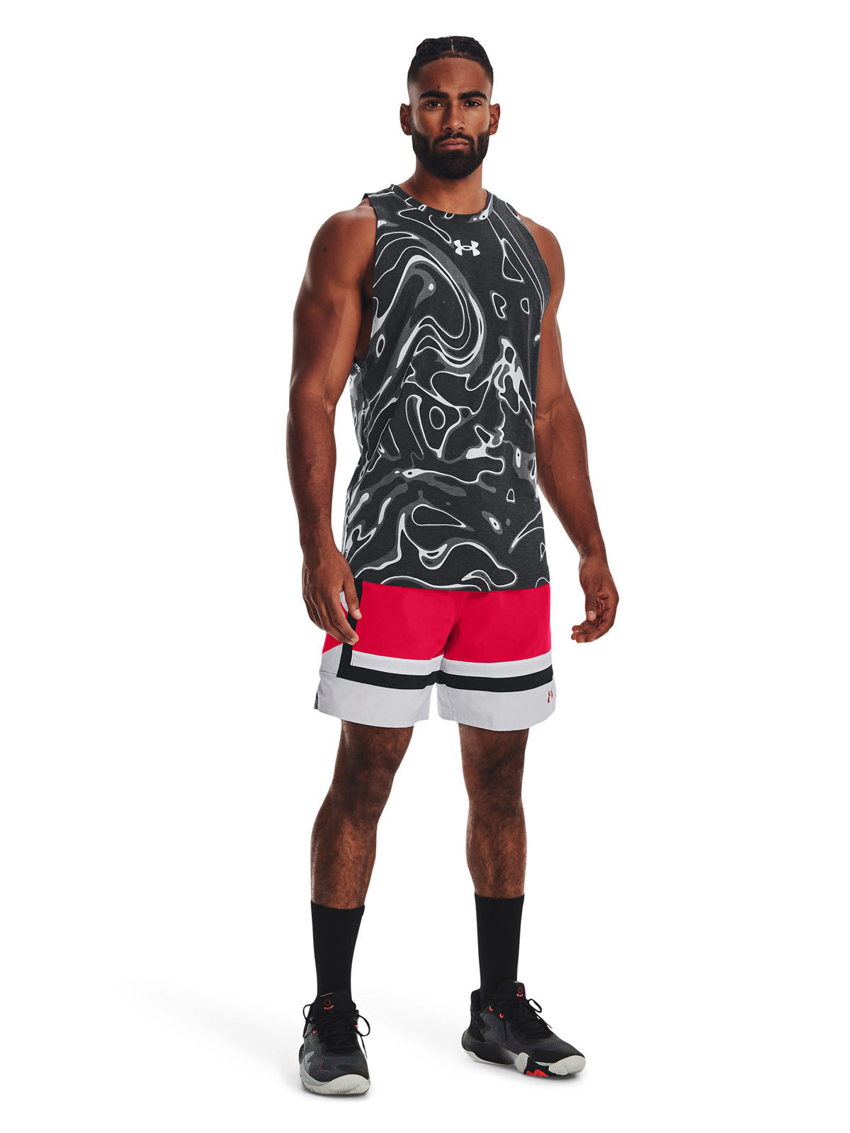 Polera sin mangas UA Baseline para hombre