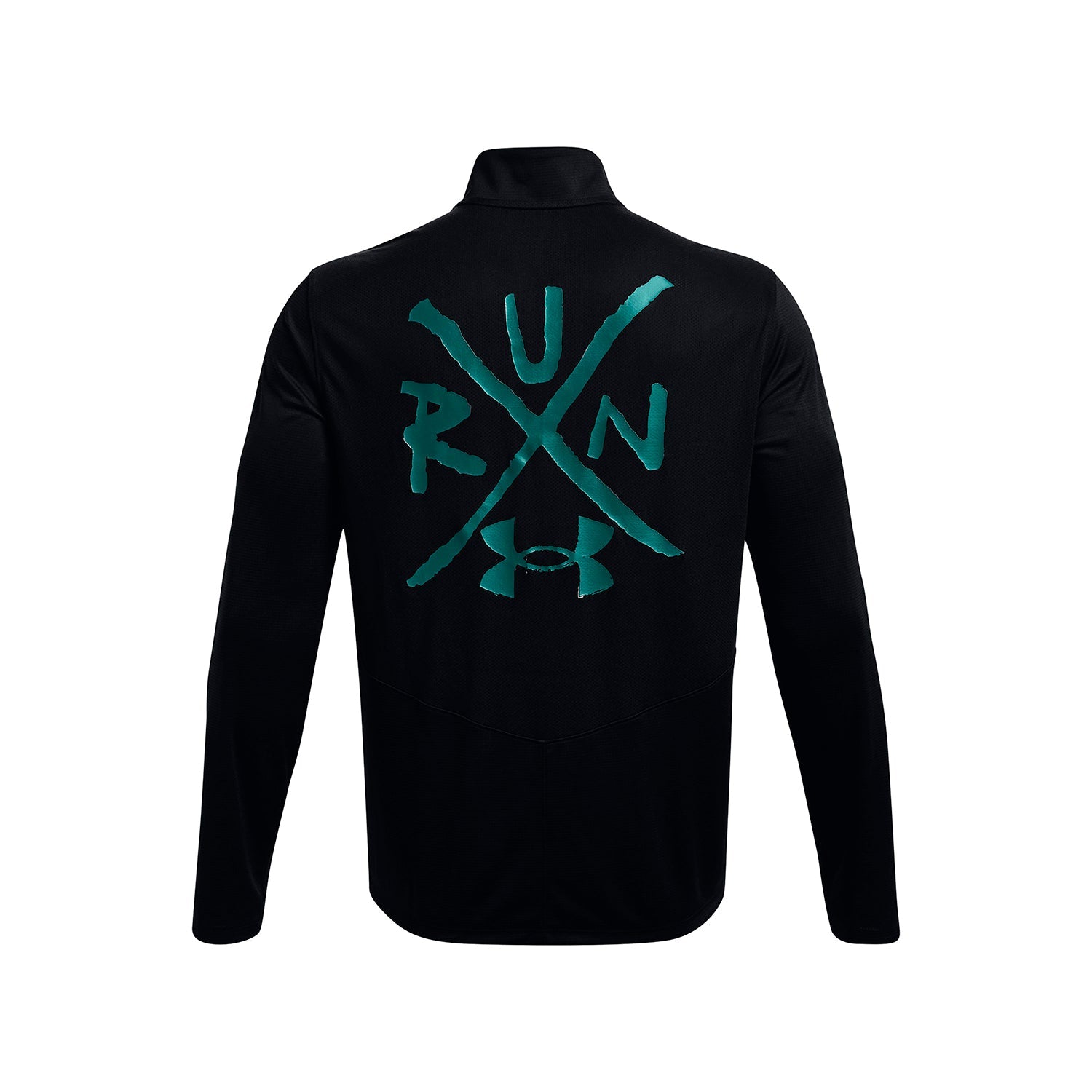 Polera manga larga UA Destroy All Miles 1/2 Zip para hombre