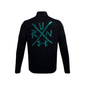 Polera manga larga UA Destroy All Miles 1/2 Zip para hombre