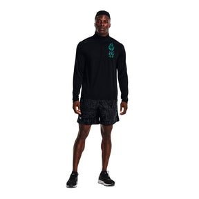 Polera manga larga UA Destroy All Miles 1/2 Zip para hombre