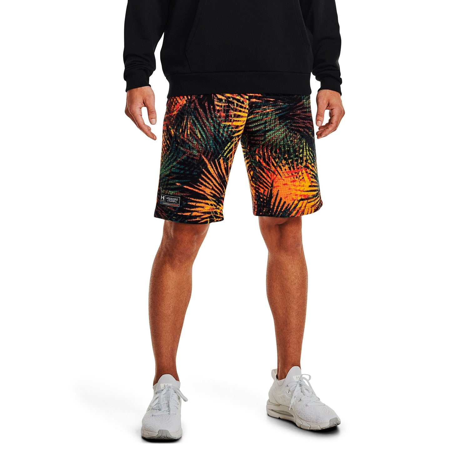 Shorts UA Rival Fleece Sport Palm para hombre