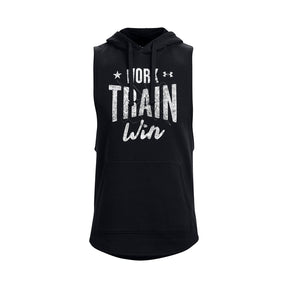 Polerón sin mangas UA Rival Fleece WTW para hombre