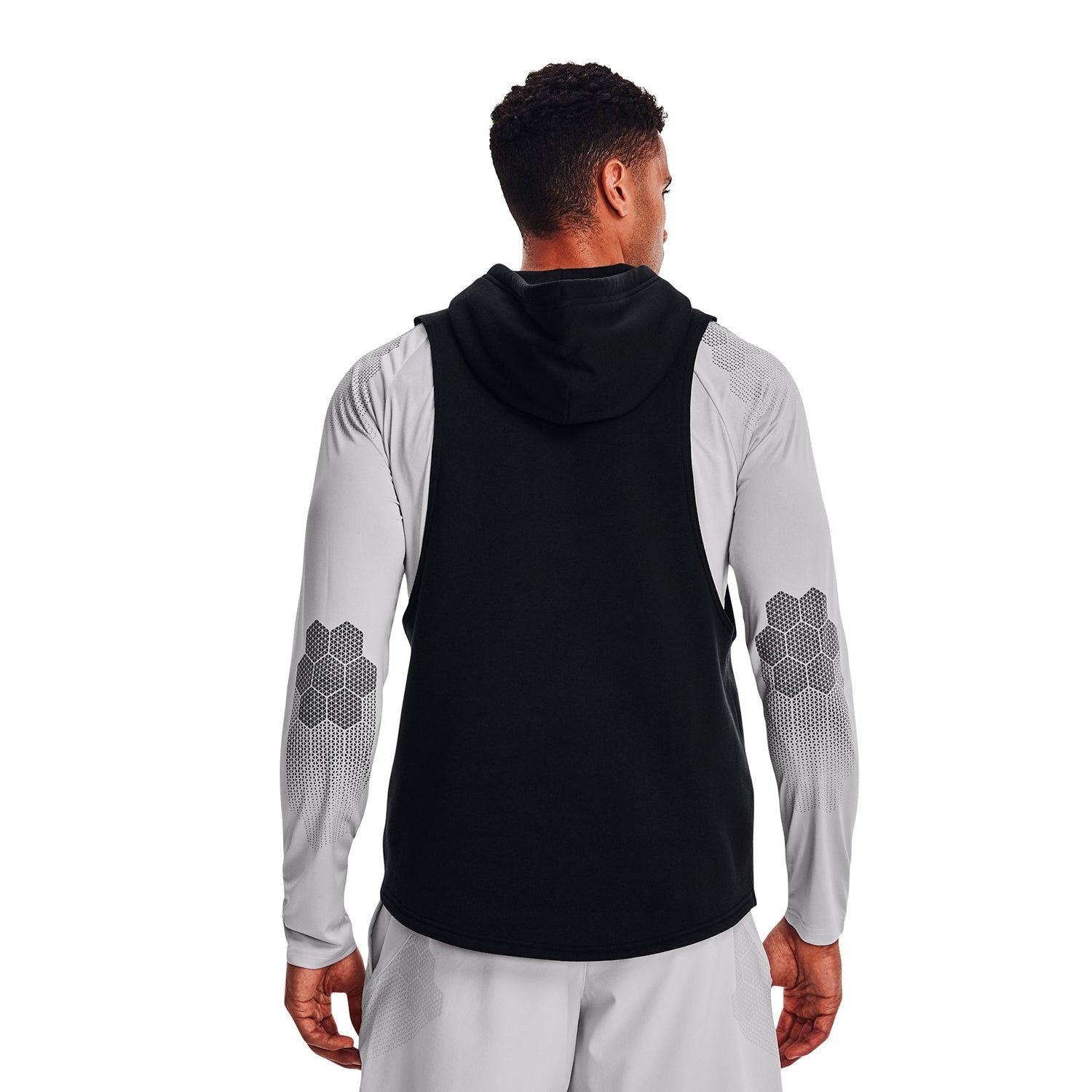 Polerón sin mangas UA Rival Fleece WTW para hombre