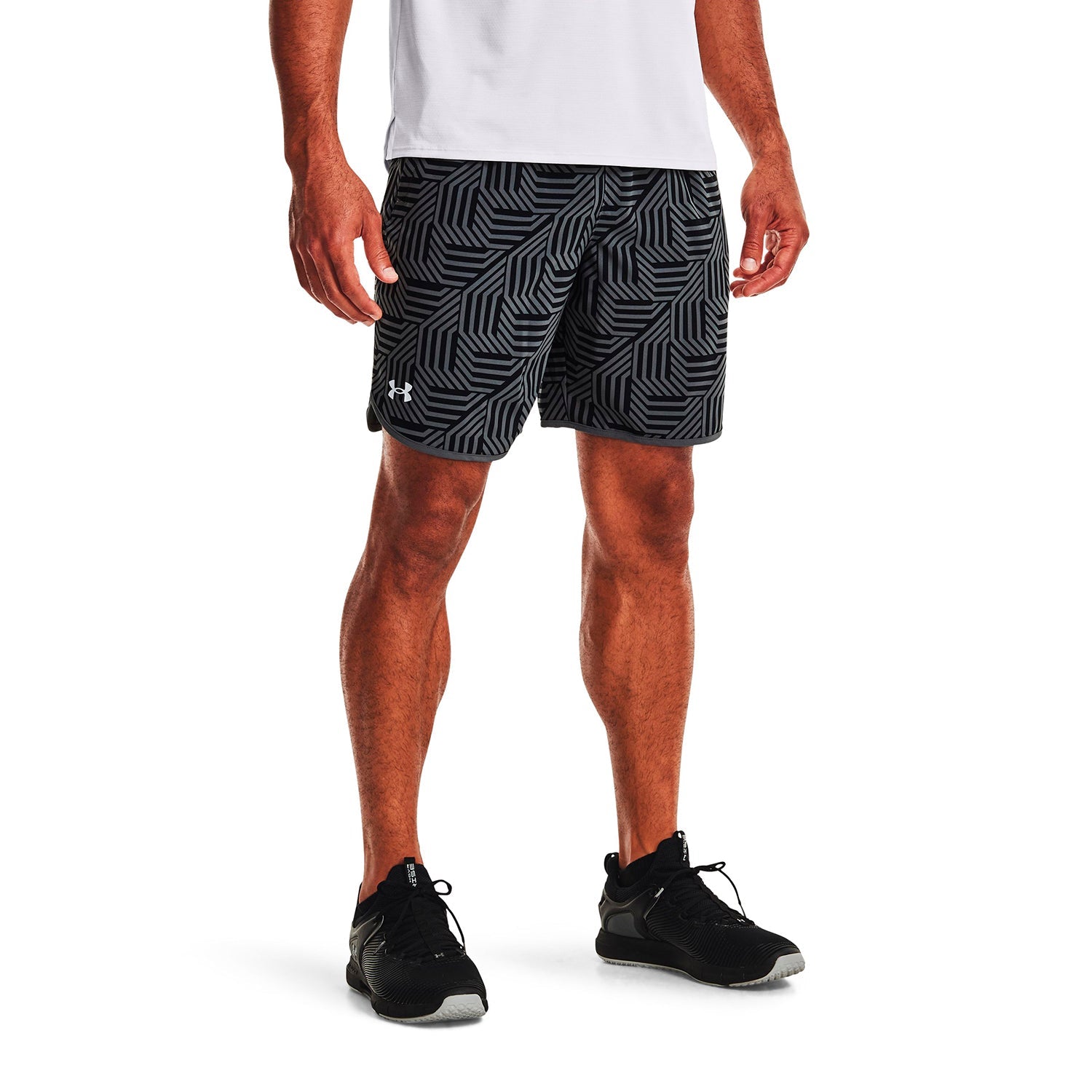 Shorts UA HIIT Woven GeoTessa para hombre