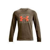 Polerón UA Rival Terry Logo Crew para hombre