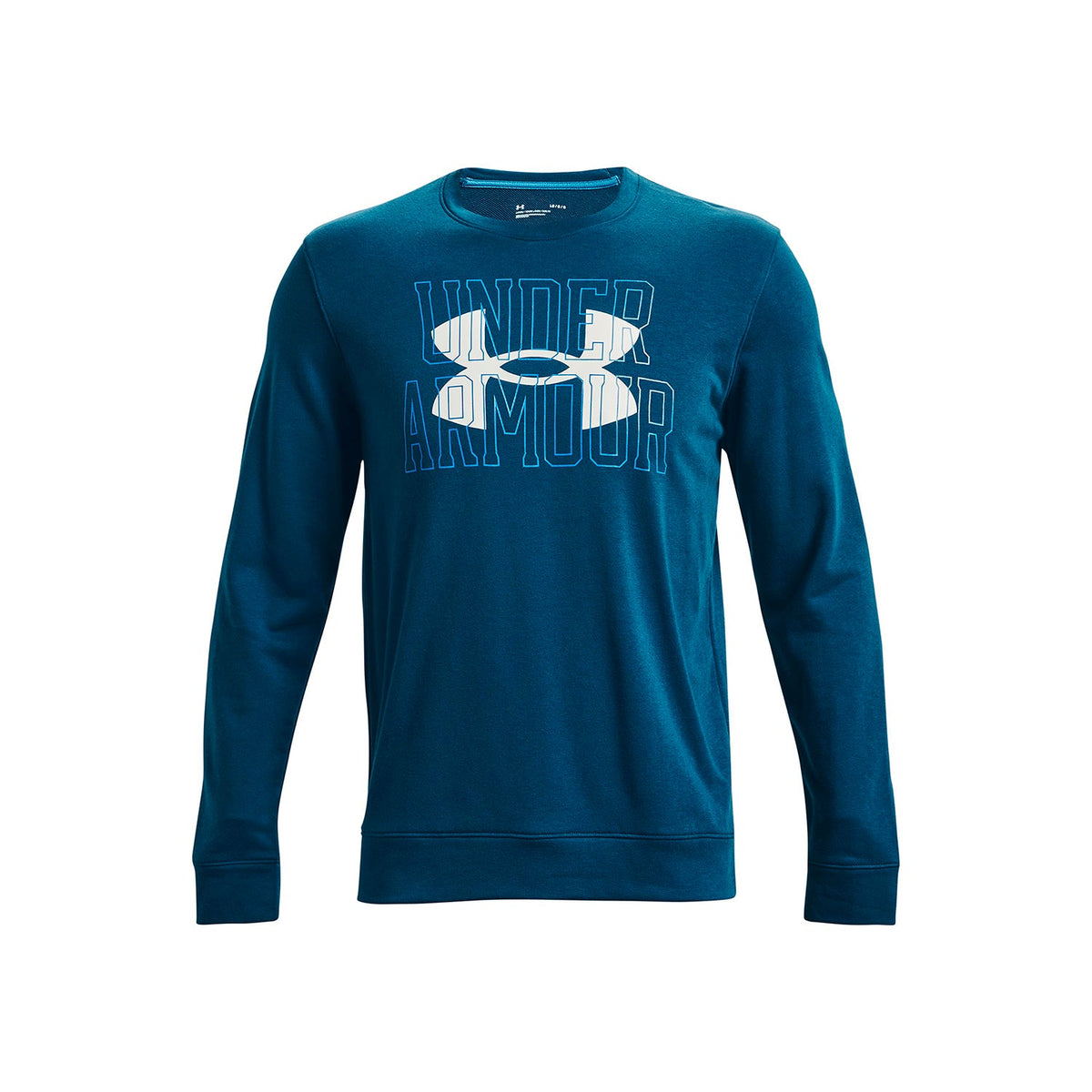 Polerón UA Rival Terry Logo Crew para hombre