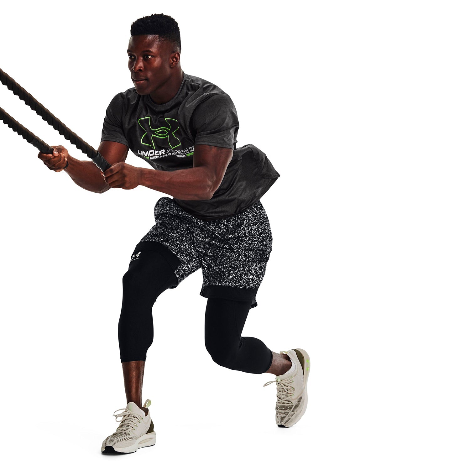 Shorts UA Train Stretch Print para hombre