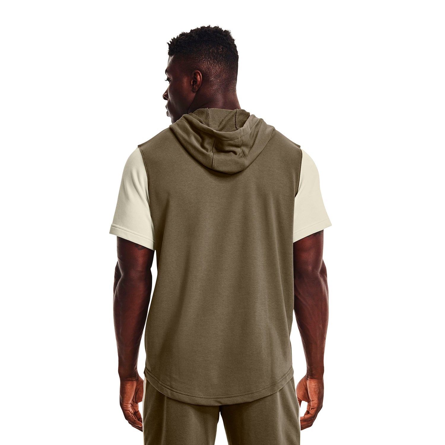 Polera UA Rival Terry Colorblock para hombre