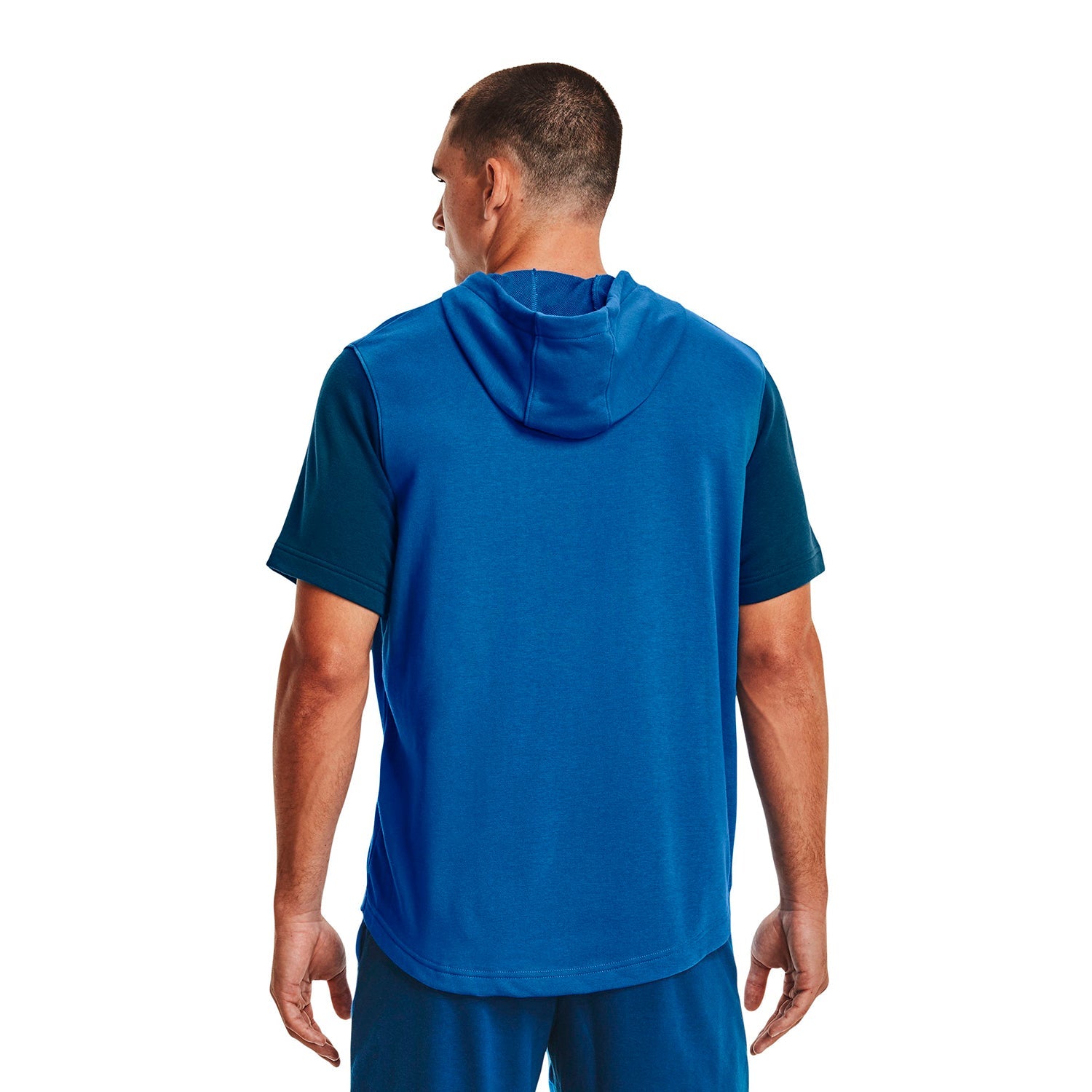 Polera UA Rival Terry Colorblock para hombre