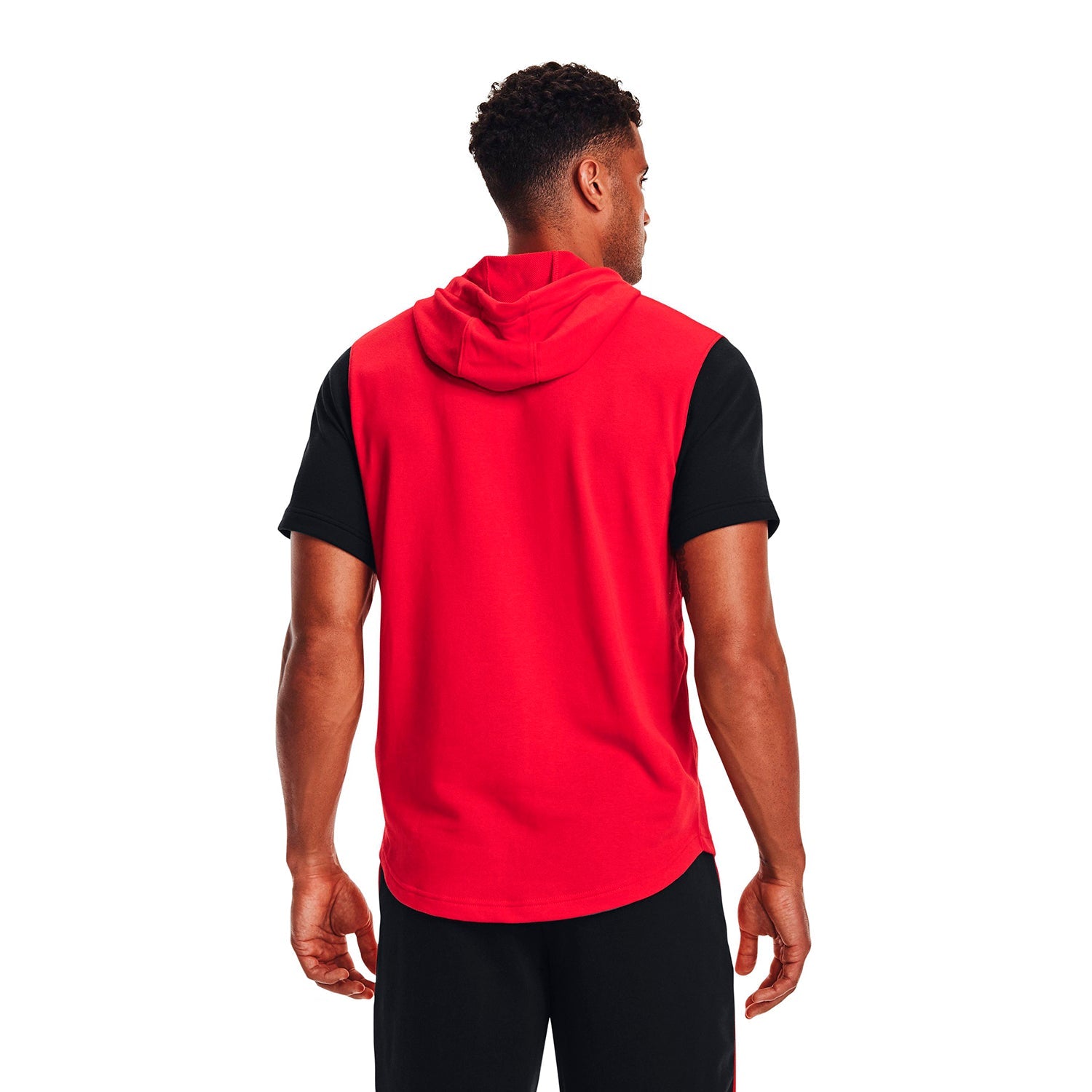 Polera UA Rival Terry Colorblock para hombre