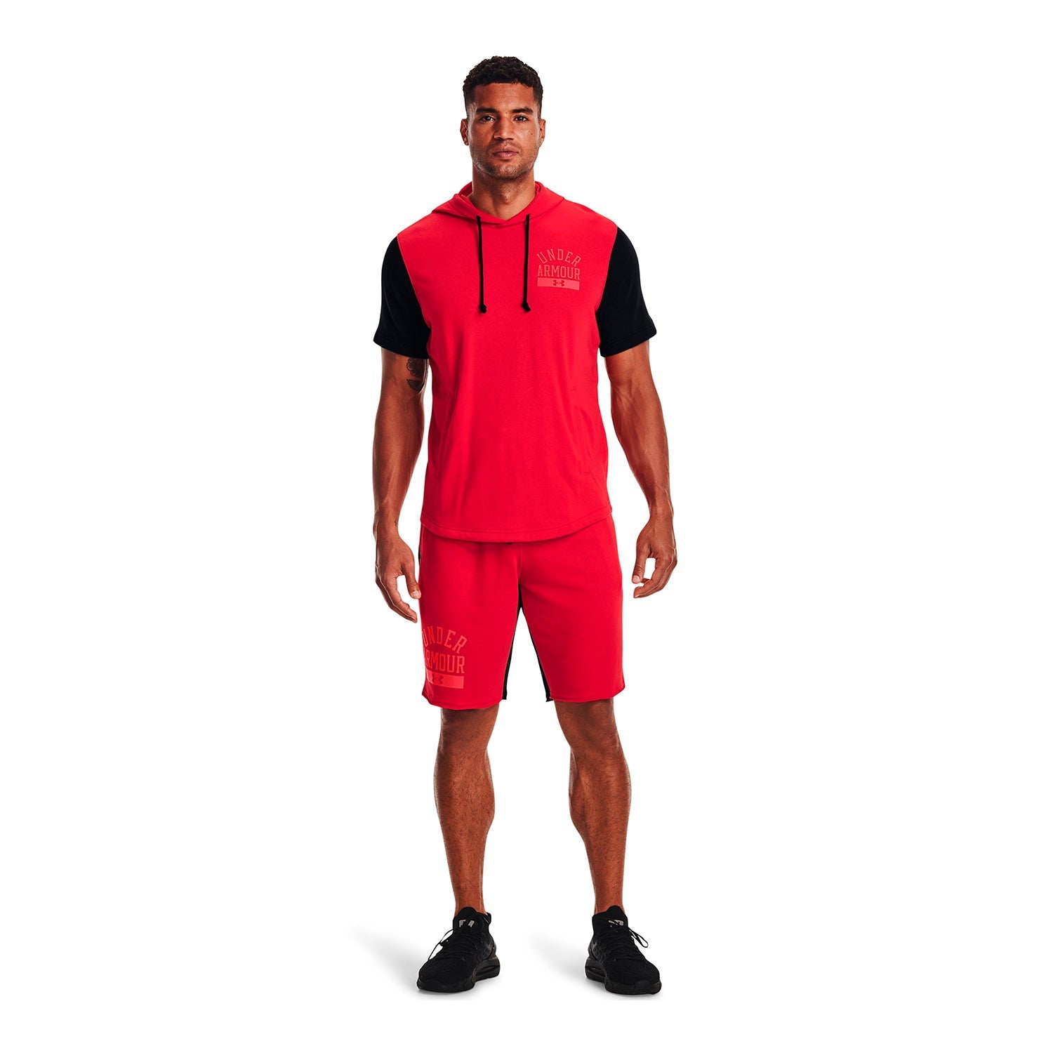 Polera UA Rival Terry Colorblock para hombre