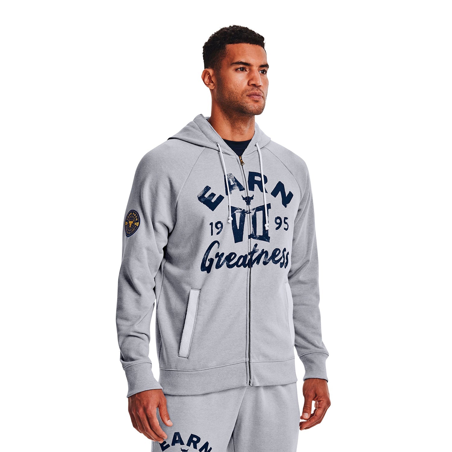 Polerón Project Rock Heavyweight Terry Full-Zip para hombre