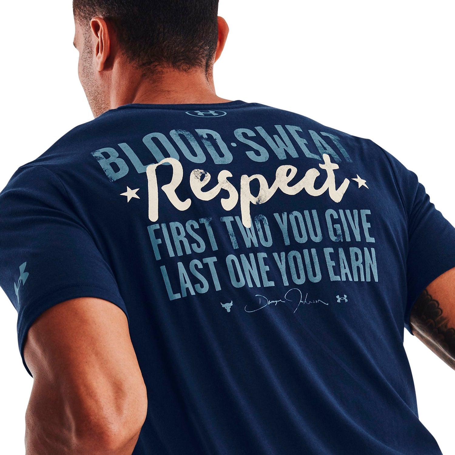 Polera UA Project Rock Respect para hombre