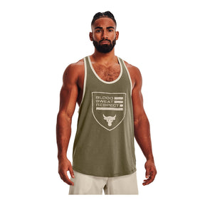 Polera sin managas Project Rock BSR Flag para hombre