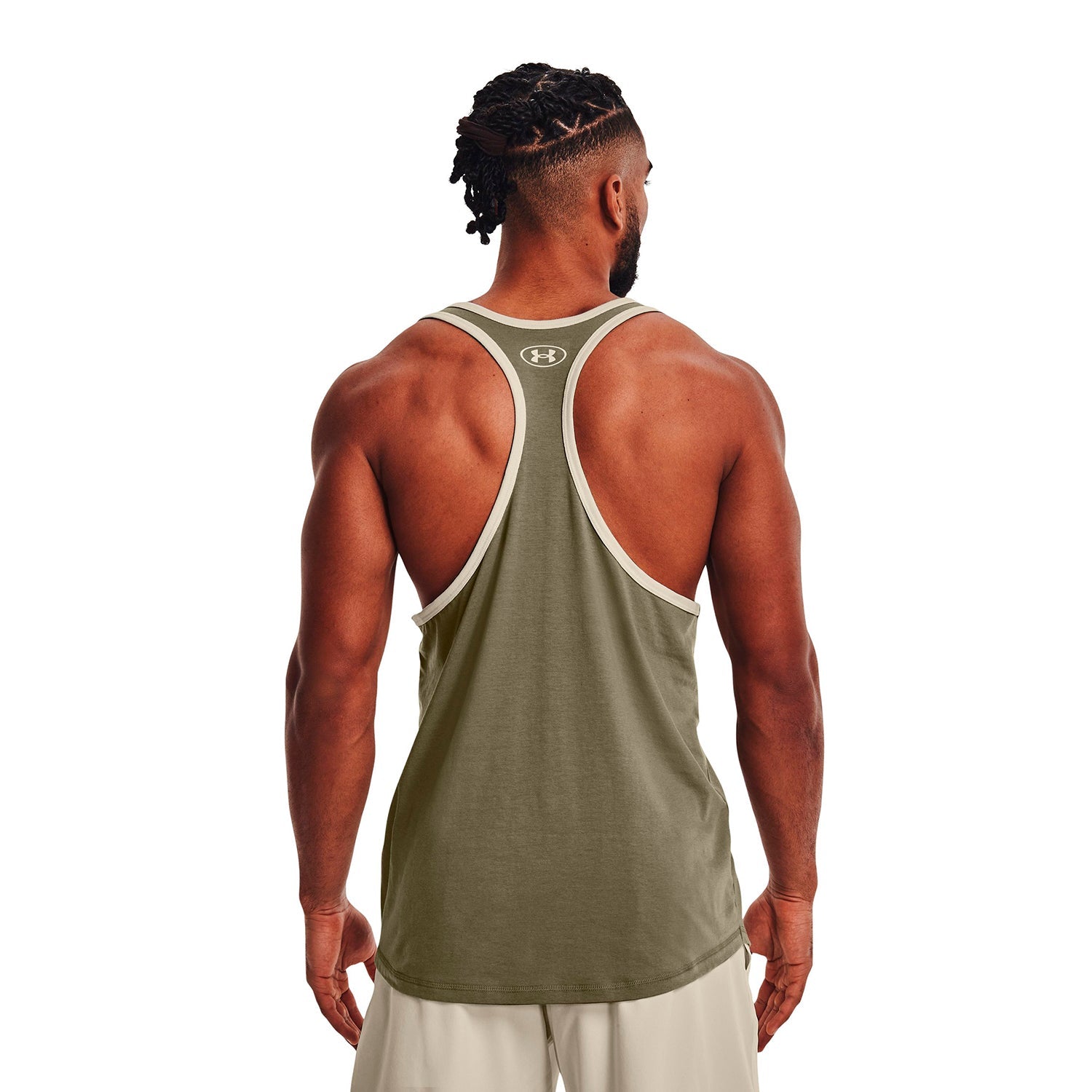 Polera sin managas Project Rock BSR Flag para hombre