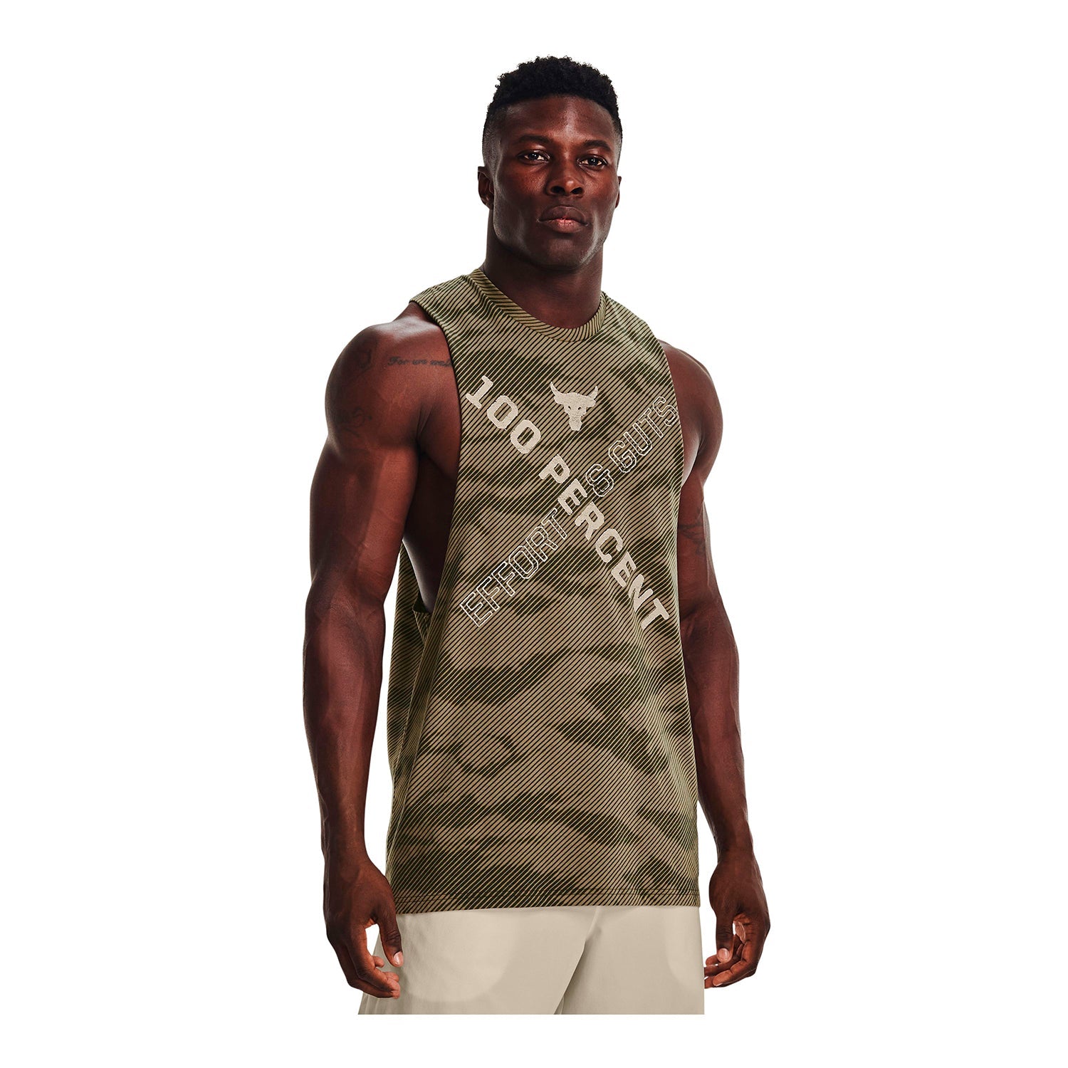 Polera sin mangas Project Rock 100 Percent para hombre