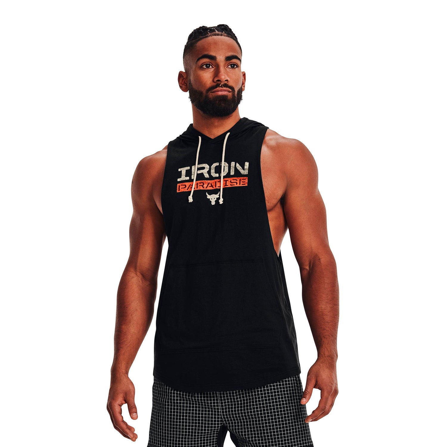 Polerón sin mangas Project Rock Iron Paradise para hombre
