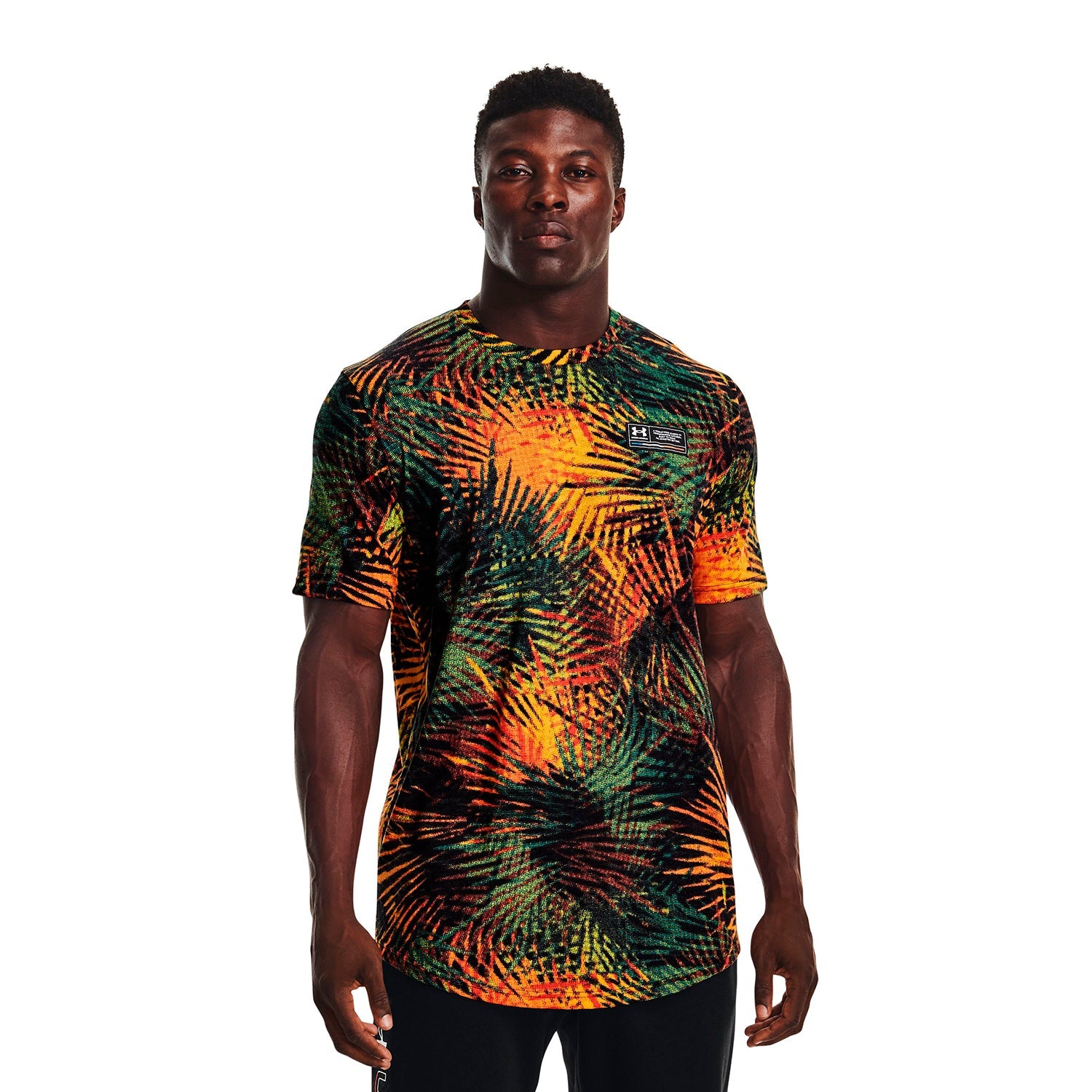 Polera UA Sport Palm Print para hombre