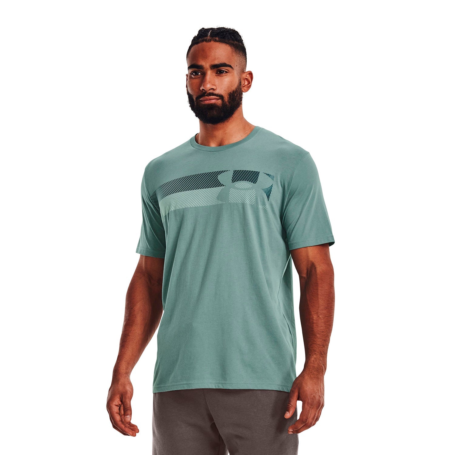 Polera manga corta UA Fast Left Chest 3.0 para hombre