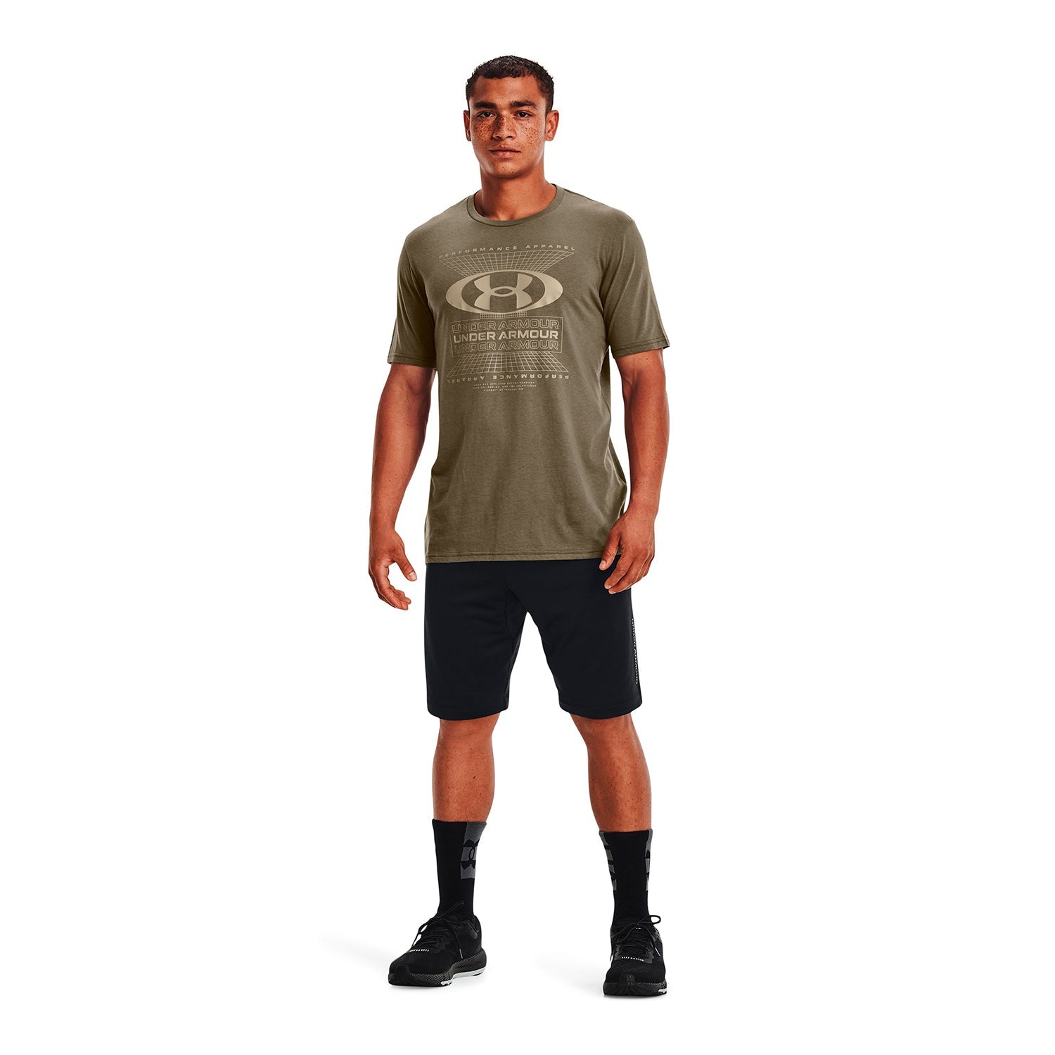 Polera UA Symbol Grid para hombre