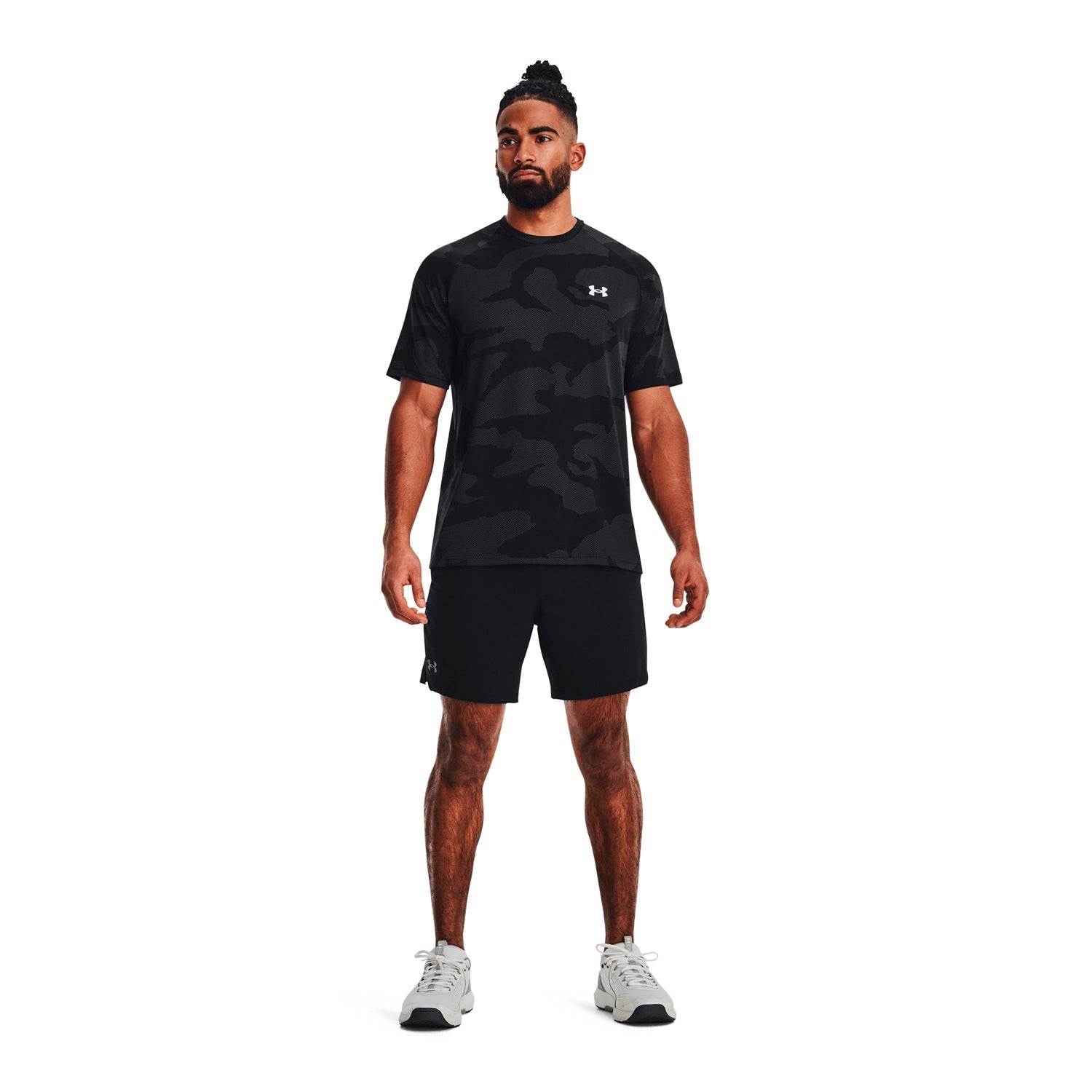 Polera manga corta Velocity Jacqrd para hombre Under Armour