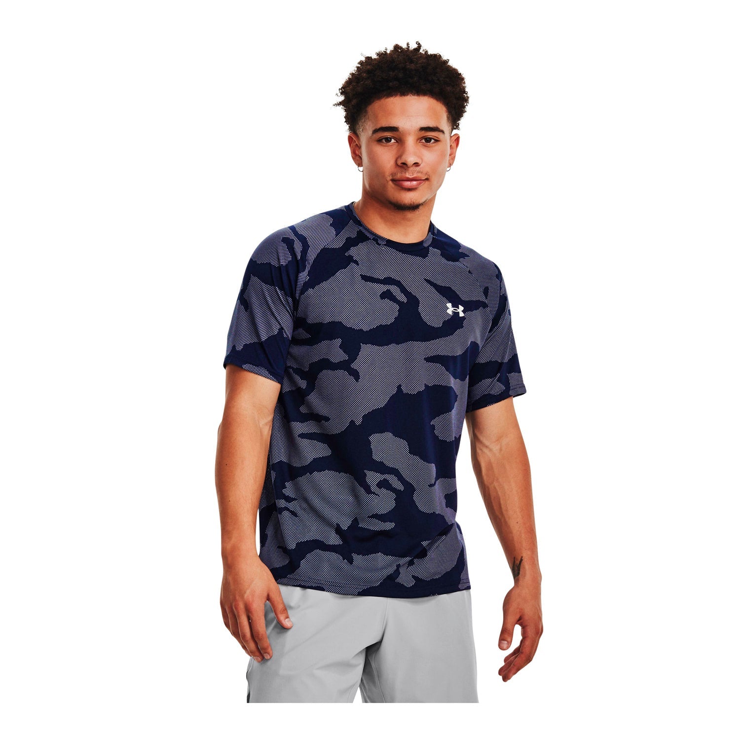 Polera manga corta Velocity Jacqrd para hombre Under Armour