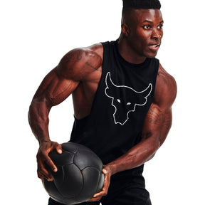 Polera sin managas Project Rock Brahma Bull para hombre