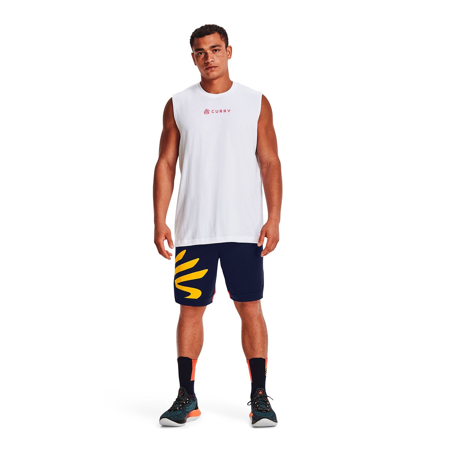 Polera sin mangas Curry Graphic para hombre