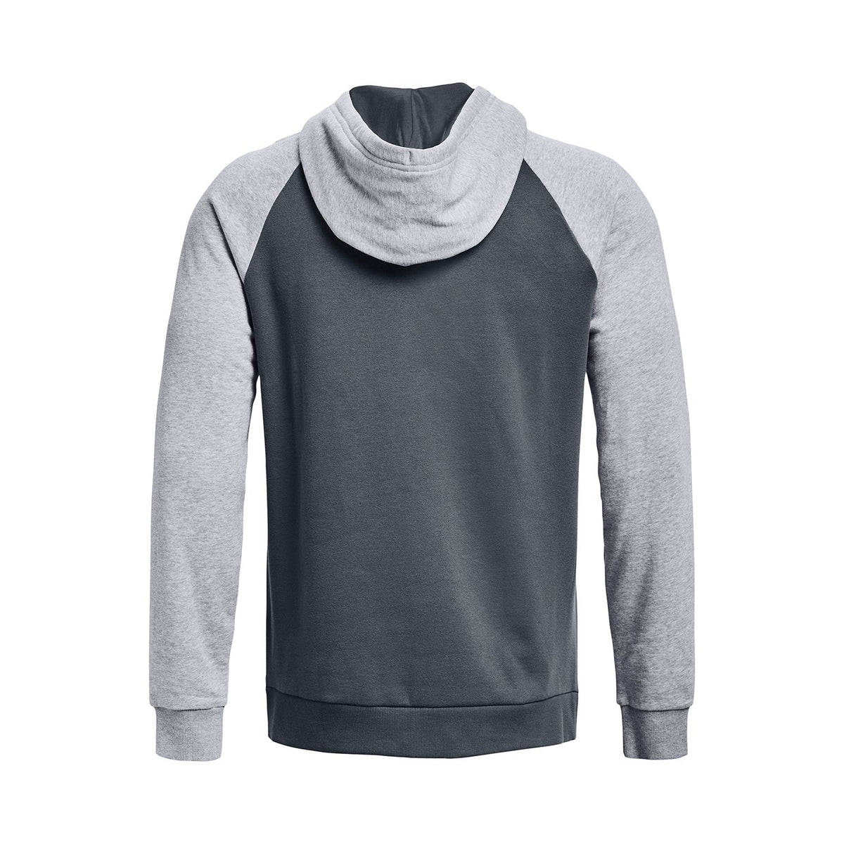 Polerón con gorro UA Rival Fleece Wordmark Colorblock para hombre