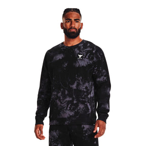 Polerón Project Rock Rival Fleece Disrupt Printed Crew para hombre