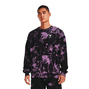 Polerón Project Rock Rival Fleece Disrupt Printed Crew para hombre
