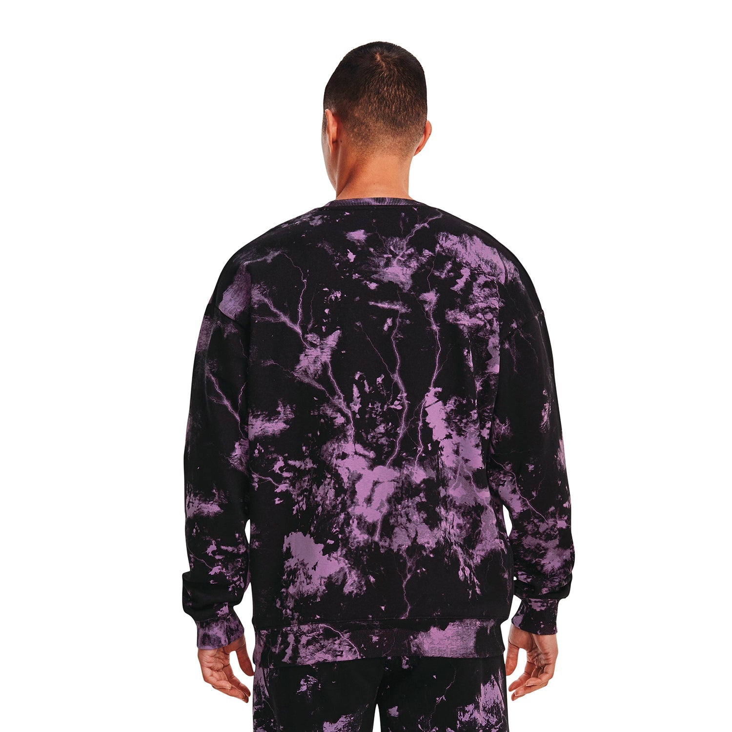 Polerón Project Rock Rival Fleece Disrupt Printed Crew para hombre