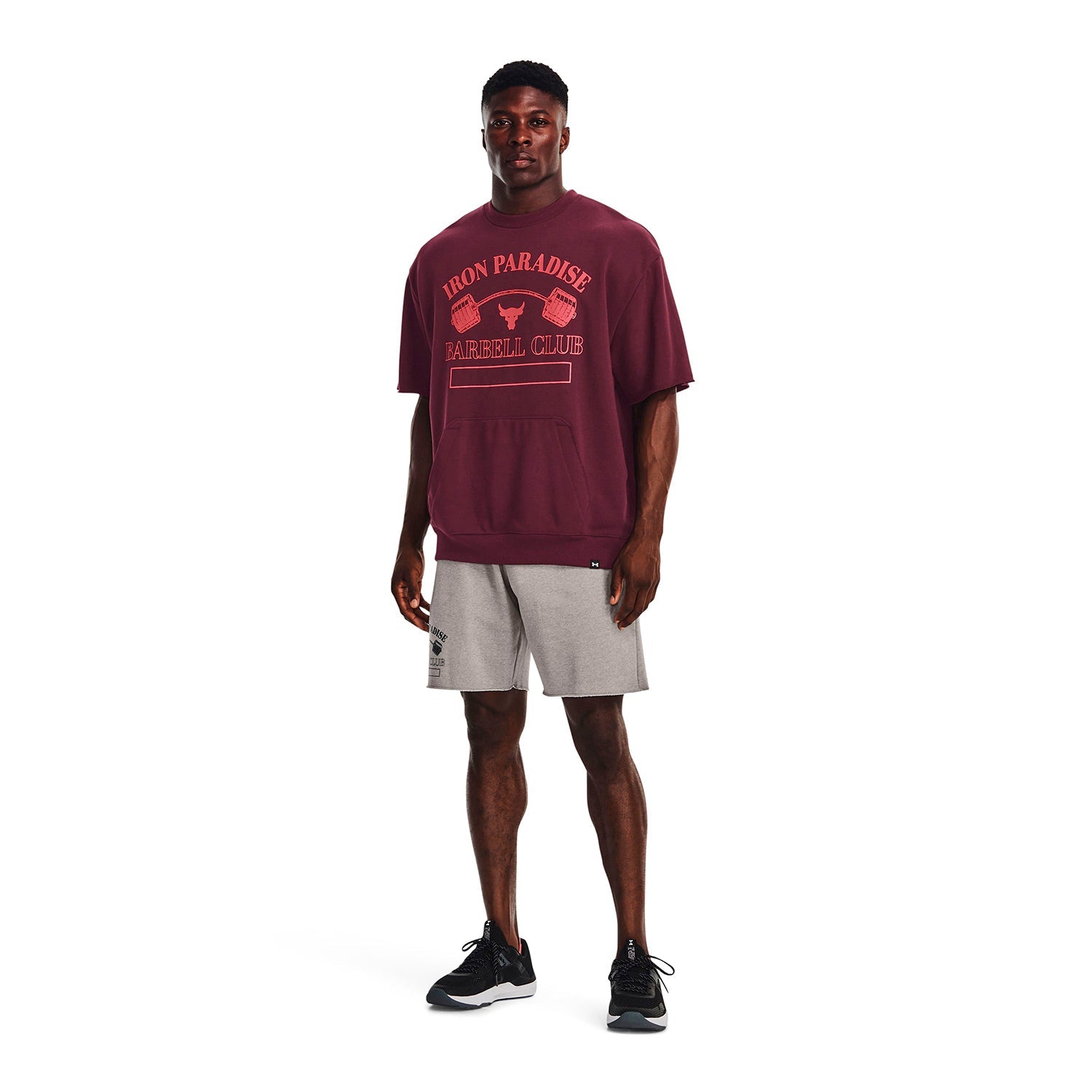 Polera Project Rock Home Gym Heavyweight Crew para hombre