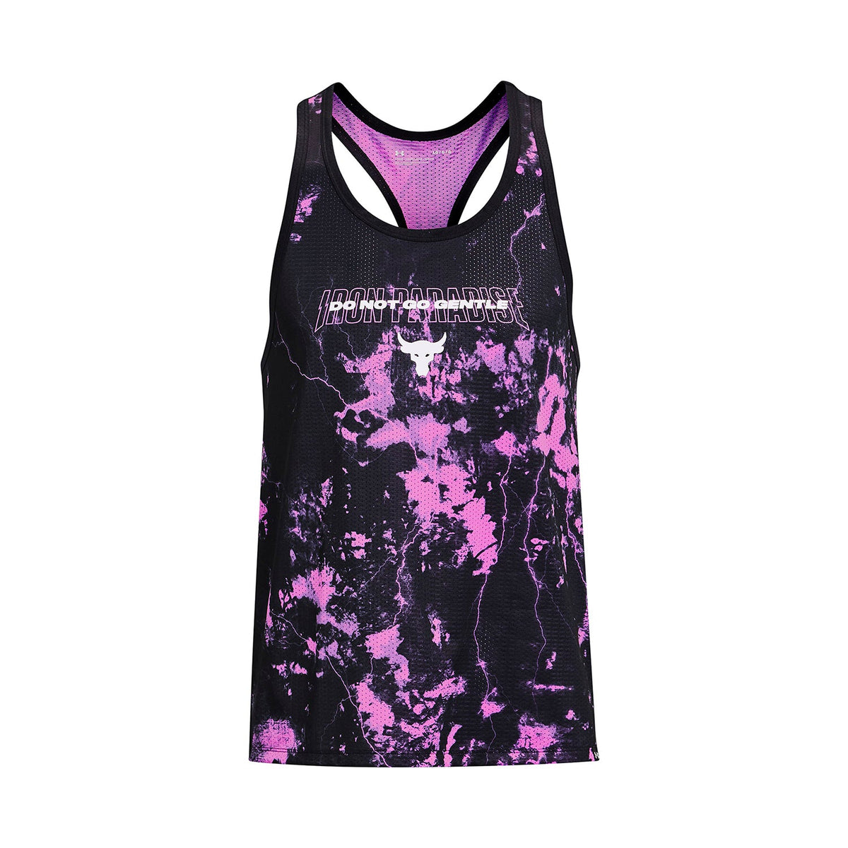 Polera sin mangas Project Rock Printed Mesh para hombre