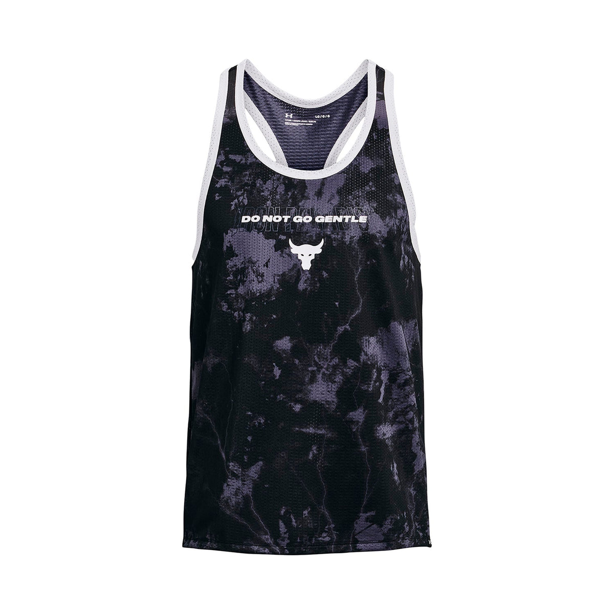 Polera sin mangas Project Rock Printed Mesh para hombre