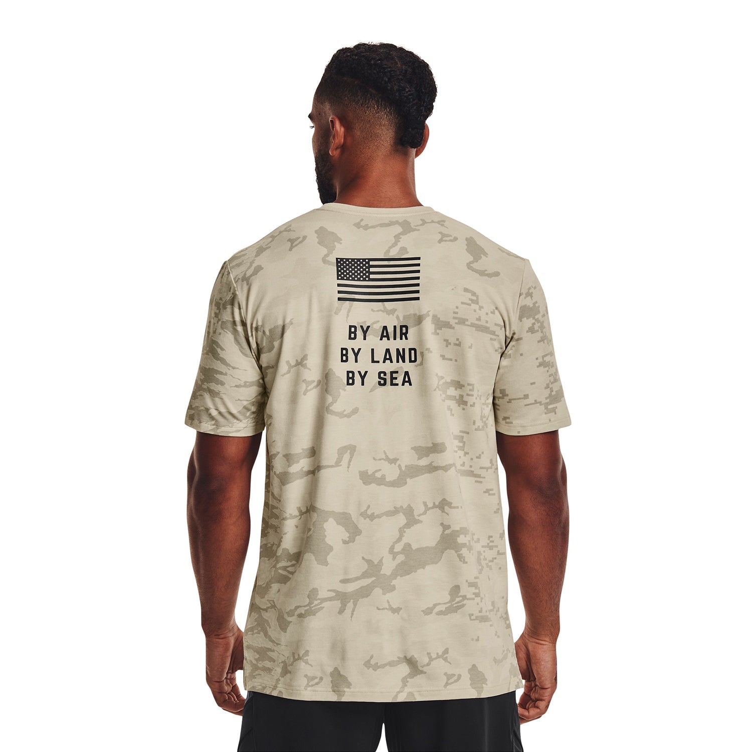 Polera Project Rock Veterans Day Show Camo para hombre