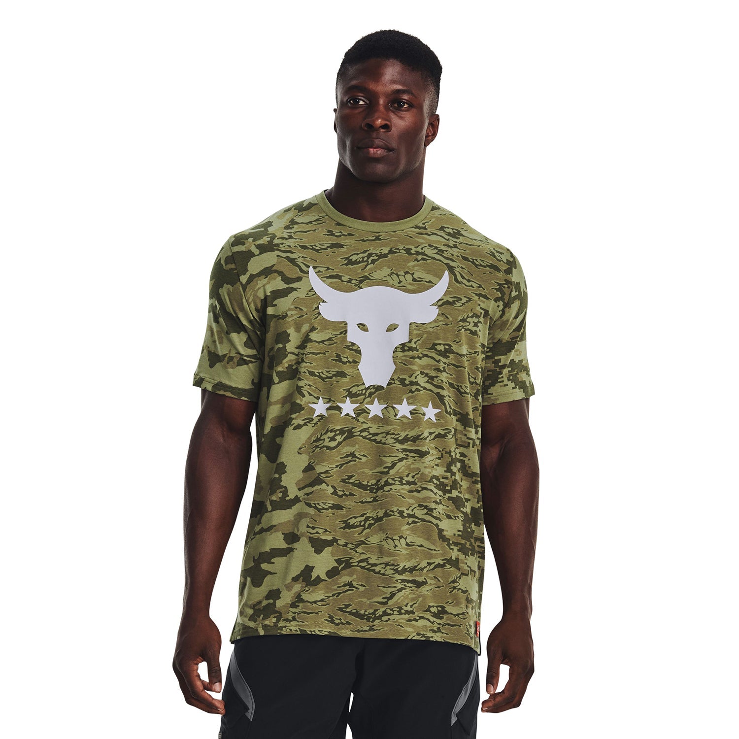Polera Project Rock Veterans Day Show Camo para hombre