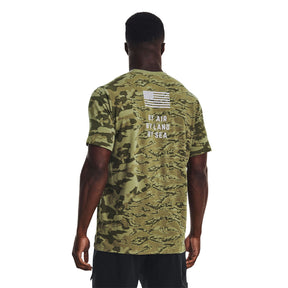 Polera Project Rock Veterans Day Show Camo para hombre