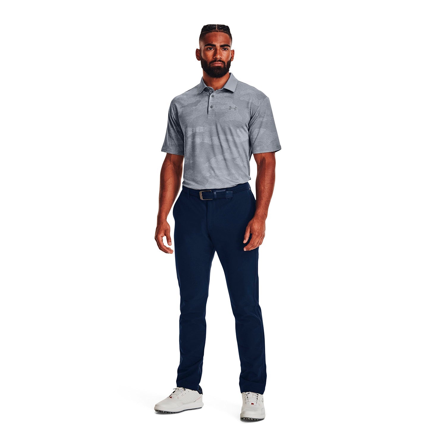 Polera Polo UA Playoff 2.0 Jacquard para hombre