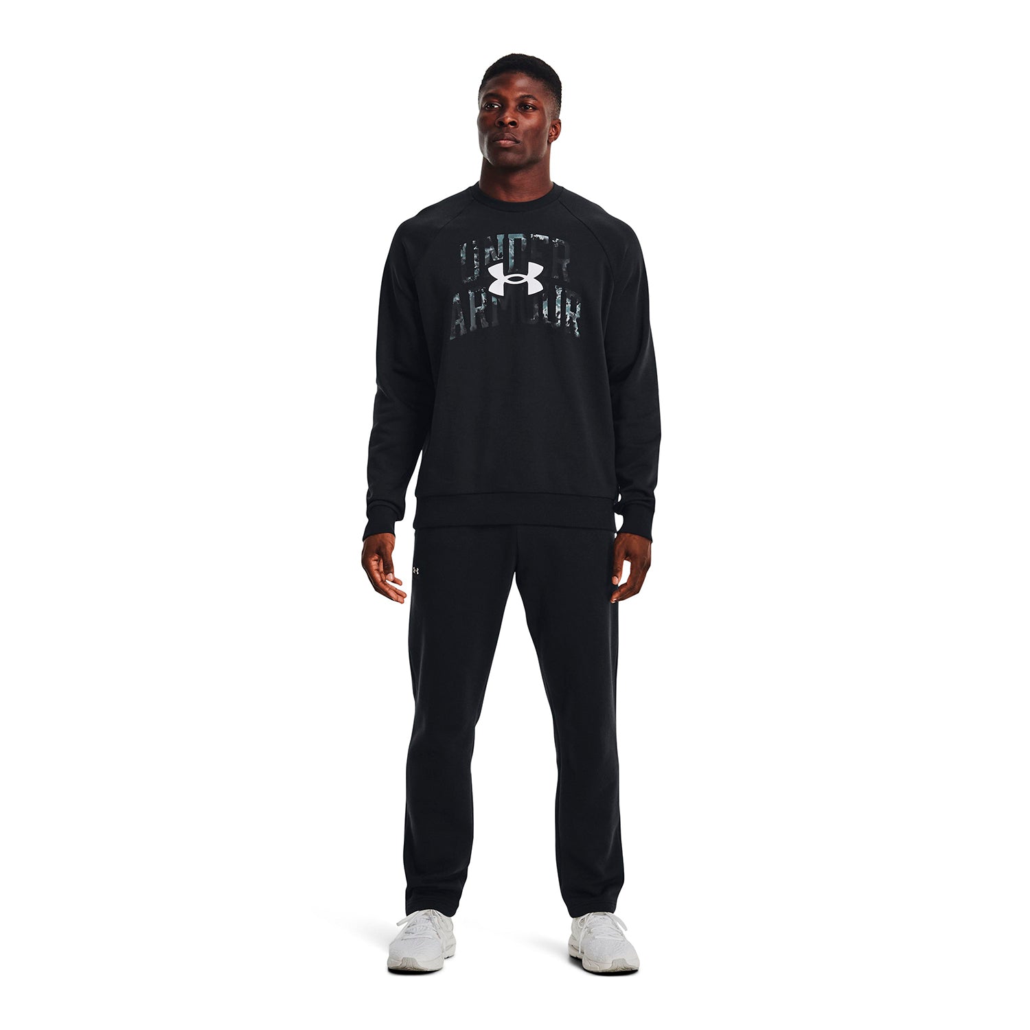 Polerón UA Rival Fleece Wordmark Dye para hombre