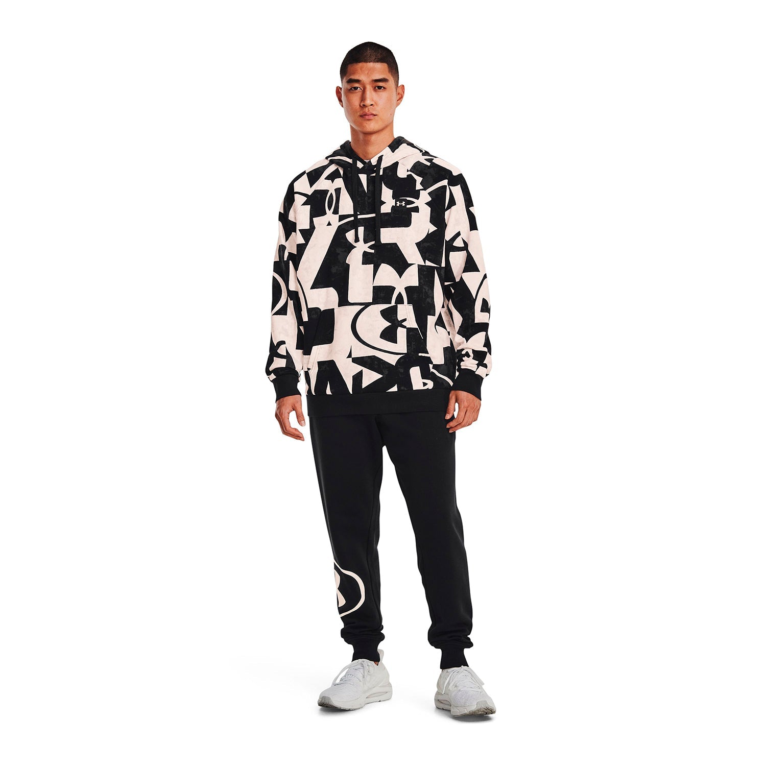 Polerón UA Rival Fleece Macro Branded para hombre