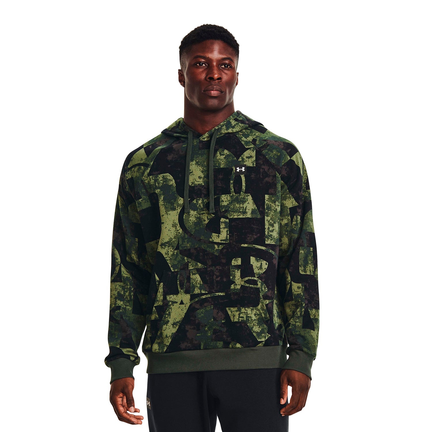 Polerón UA Rival Fleece Macro Branded para hombre