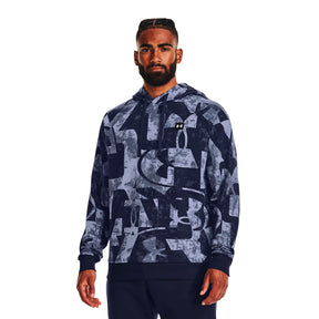 Polerón UA Rival Fleece Macro Branded para hombre