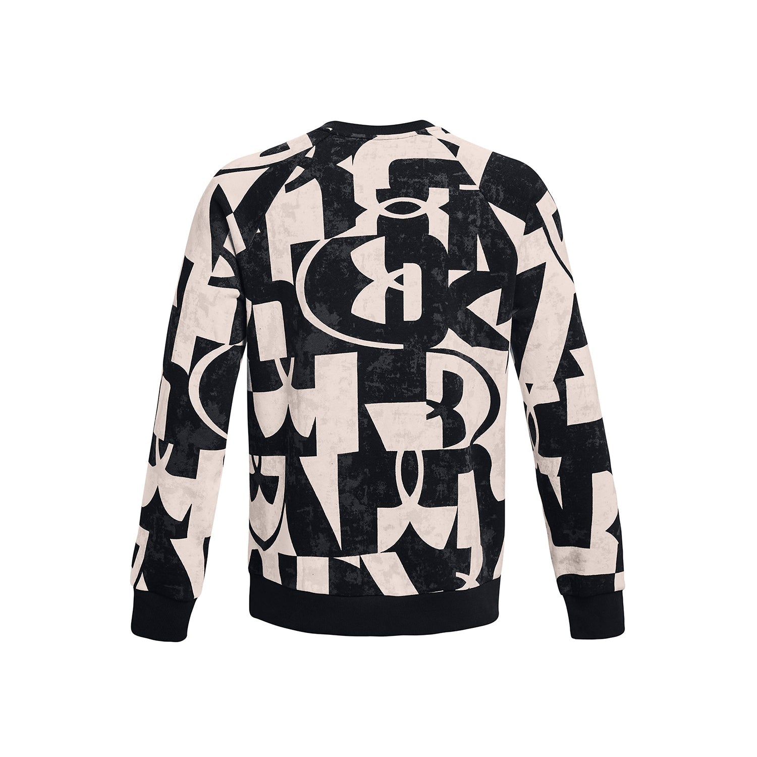 Polerón UA Rival Fleece Macro Branded Crew para hombre