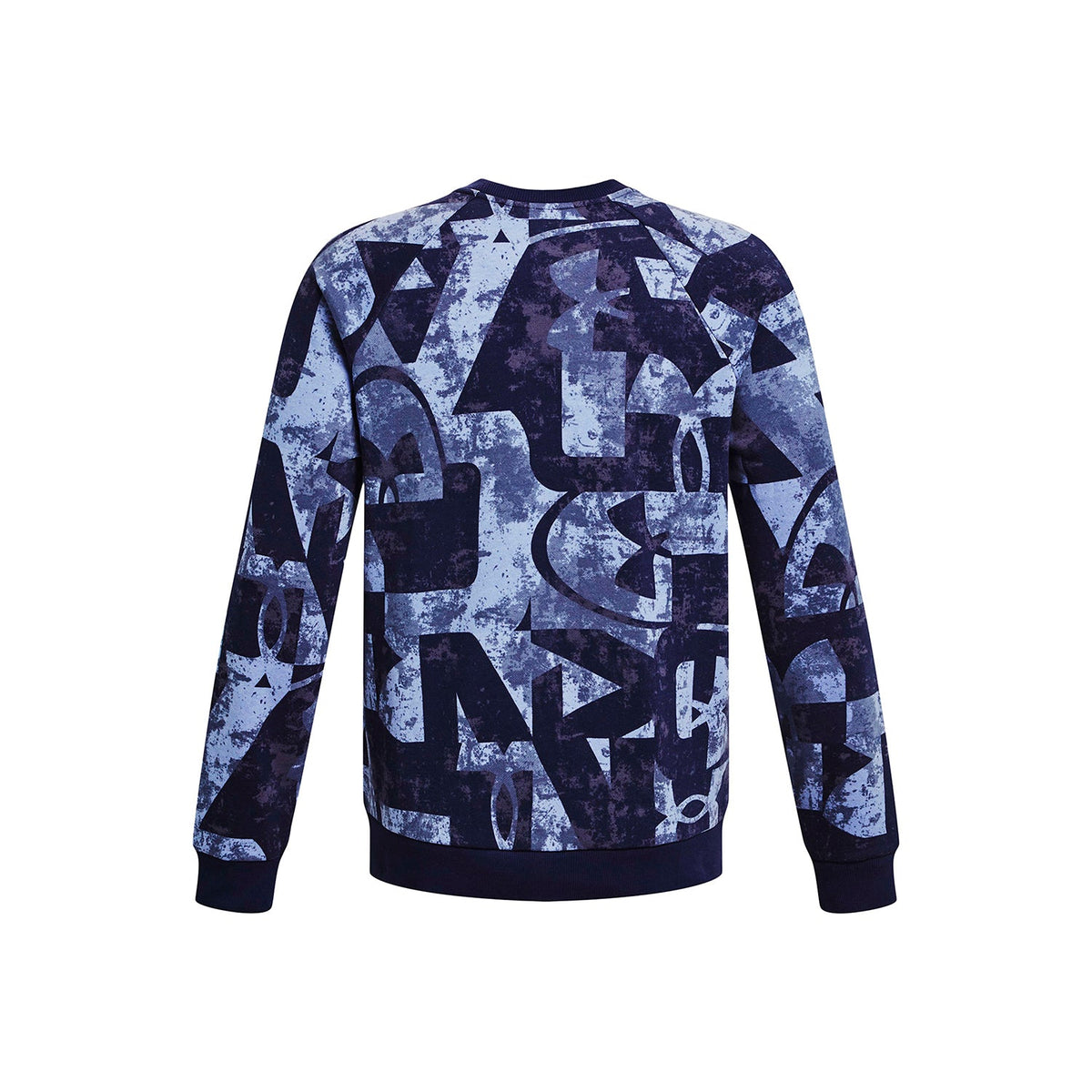 Polerón UA Rival Fleece Macro Branded Crew para hombre