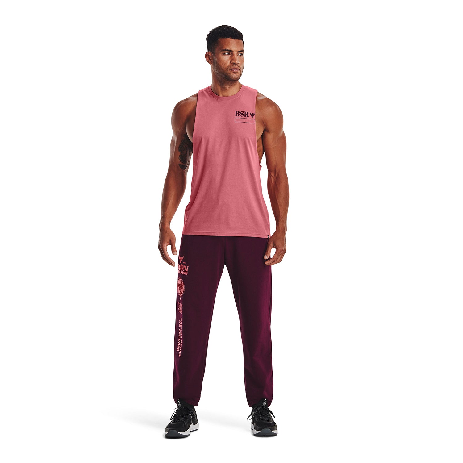 Polera sin mangas Project Rock BSR para hombre