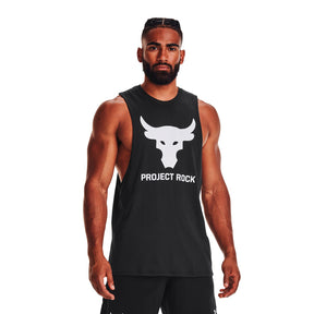 Polera sin mangas Project Rock Brahma Bull para hombre Under Armour