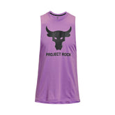 Polera sin mangas Project Rock Brahma Bull para hombre Under Armour