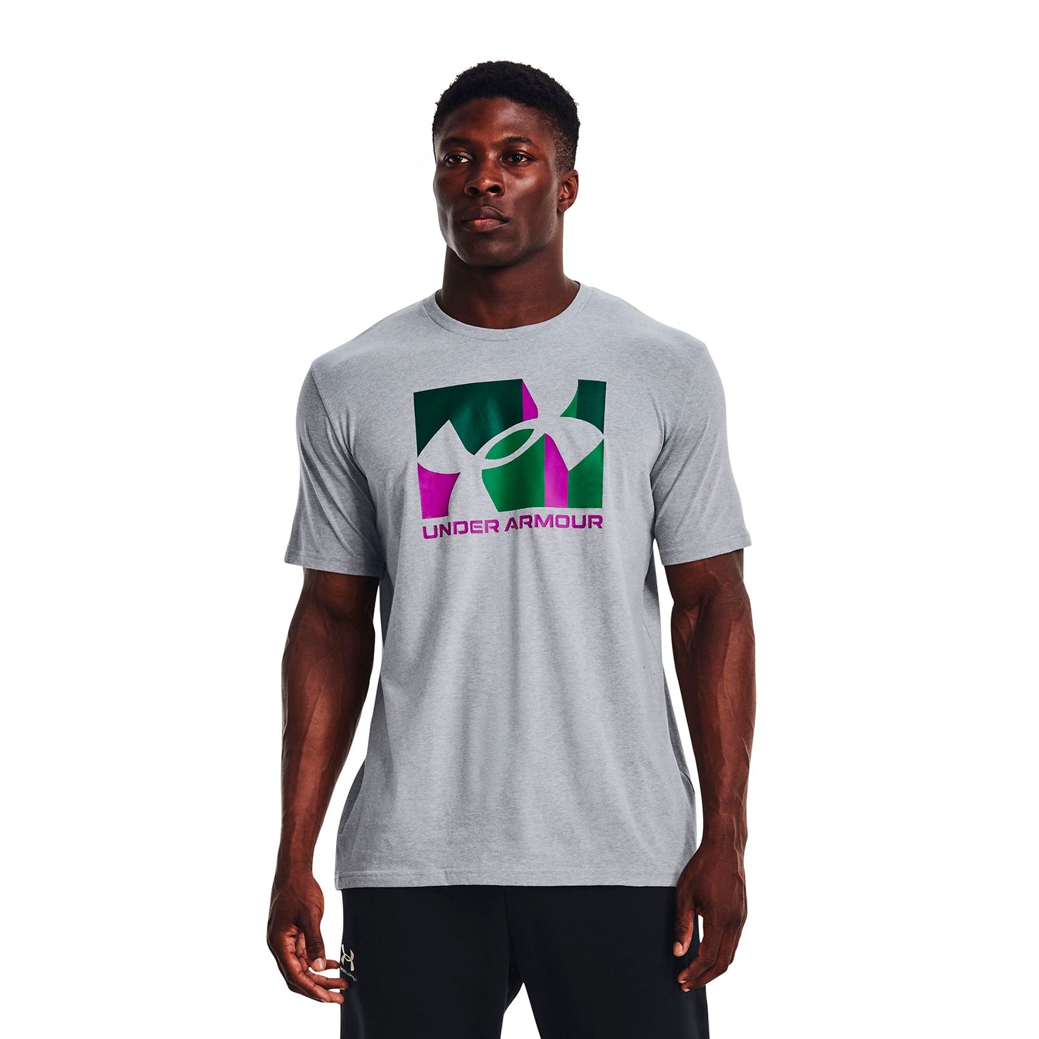 Polera manga corta UA Multicolor para hombre