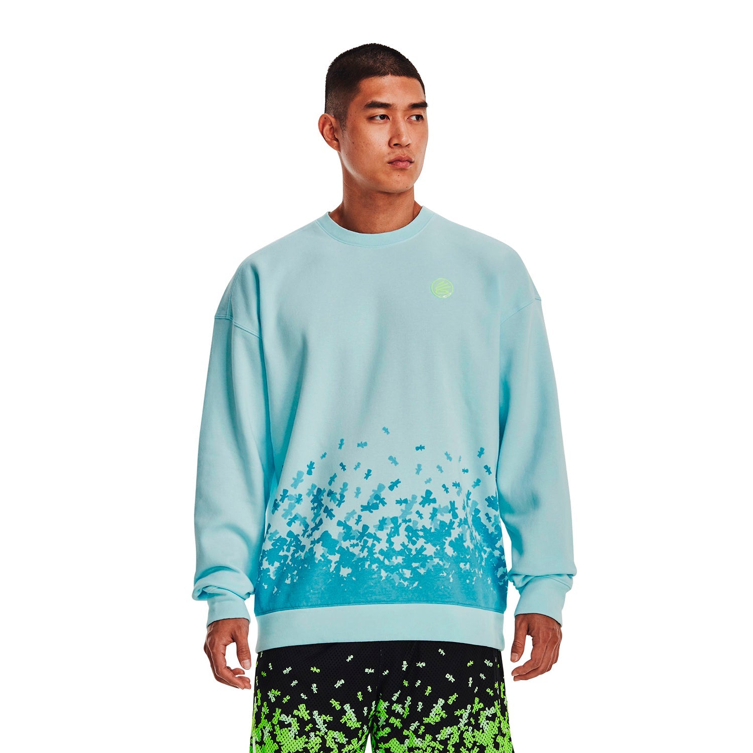 Polerón cuello redondo Curry Collab para hombre